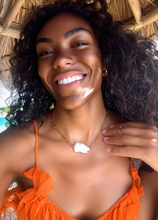 Charger l'image dans la visionneuse de la galerie, Collier "Maillons Modernes &amp; Grande Perle Baroque"
