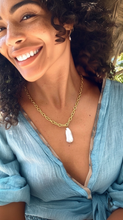 Charger l'image dans la visionneuse de la galerie, Collier "Petits Trios &amp; Chaîne Palmier Dorée"
